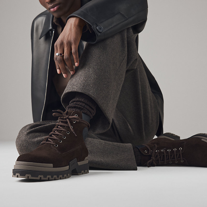 ショートブーツ 《リミット》 - マロン | Hermès - エルメス-公式サイト