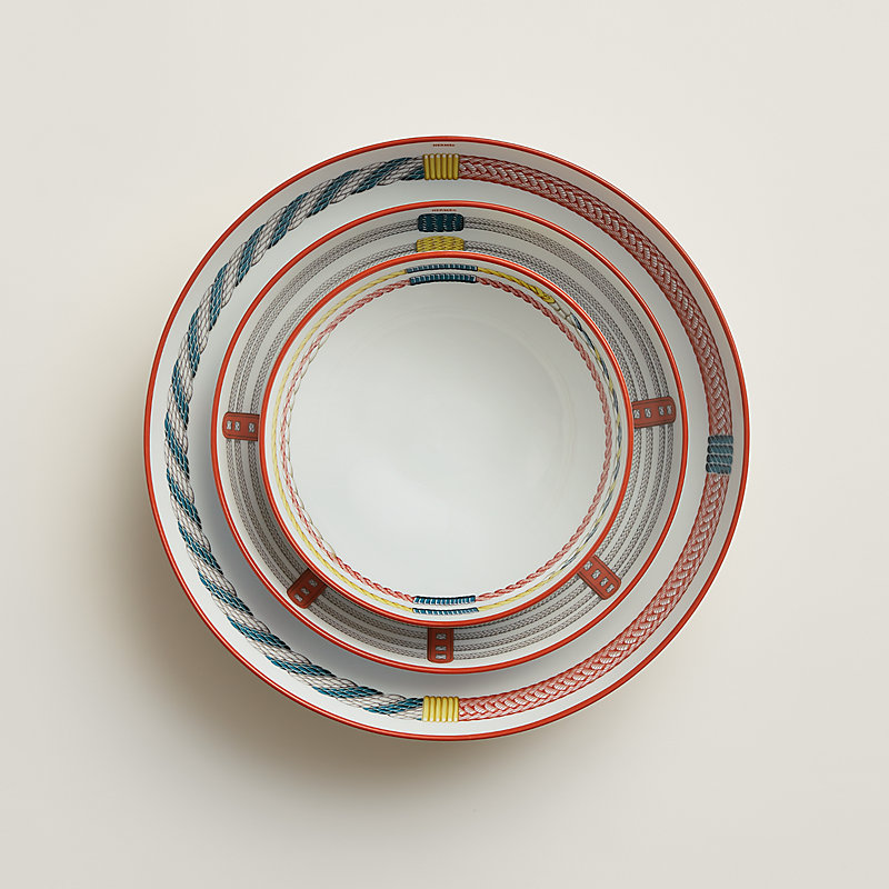 シリアルプレート 〈トレサージュ・エケストル〉 MM | Hermès