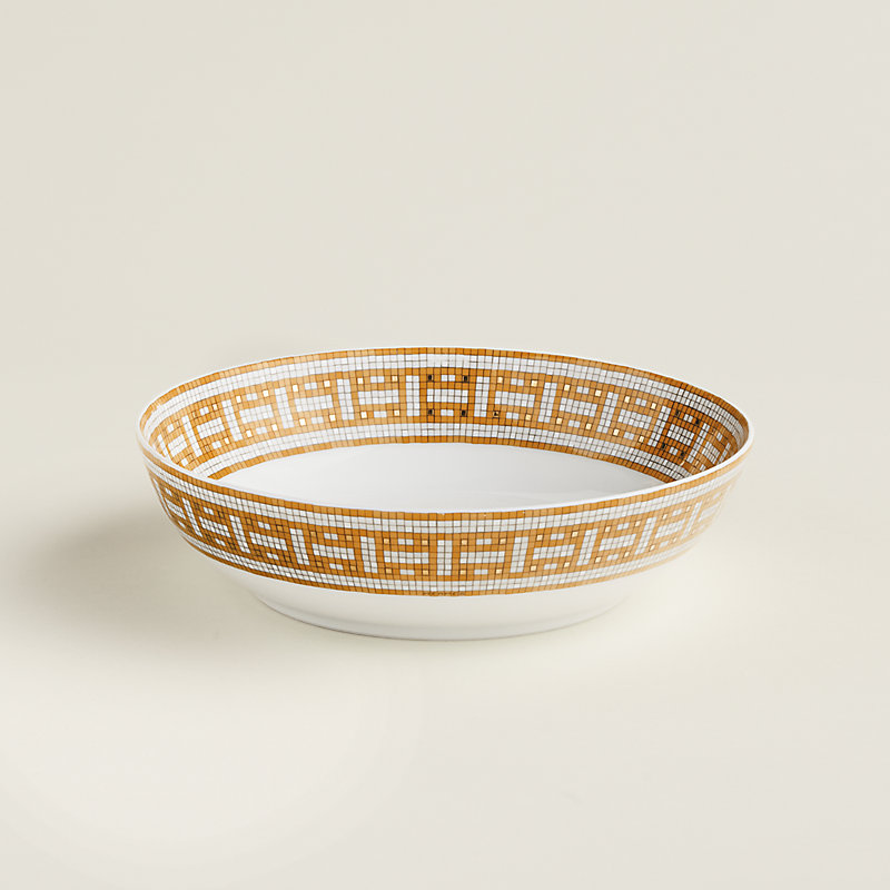【在庫僅少】 シリアルプレート 〈モザイク 24〉 ゴールド | Hermès 食器