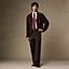 シルクツイルタイ 7&nbsp;cm 《ユニ・シェヴロン》, イメージ: 着用例, worn, ビュー2の2