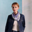 シルクバンダナ 《星降る渓谷》, イメージ: 着用例, worn, ビュー2の3