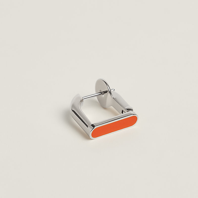 シングルピアス 《エトリエ》 - オレンジ | Hermès - エルメス-公式サイト