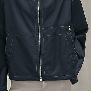 ジップアップ・シャツブルゾン--