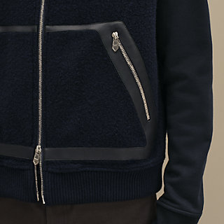 ジップアップ・ジレ - ブラック - XXL | Hermès - エルメス-公式サイト