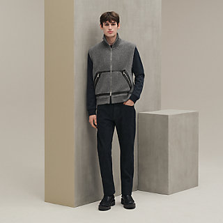 ジップアップ・ジレ - グリーン - 3XL | Hermès - エルメス-公式サイト