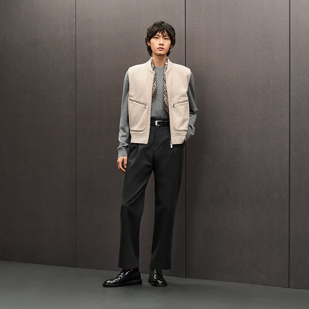 HERMES エルメス マルジェラ期 ジップアップシャツジャケット 38 正規