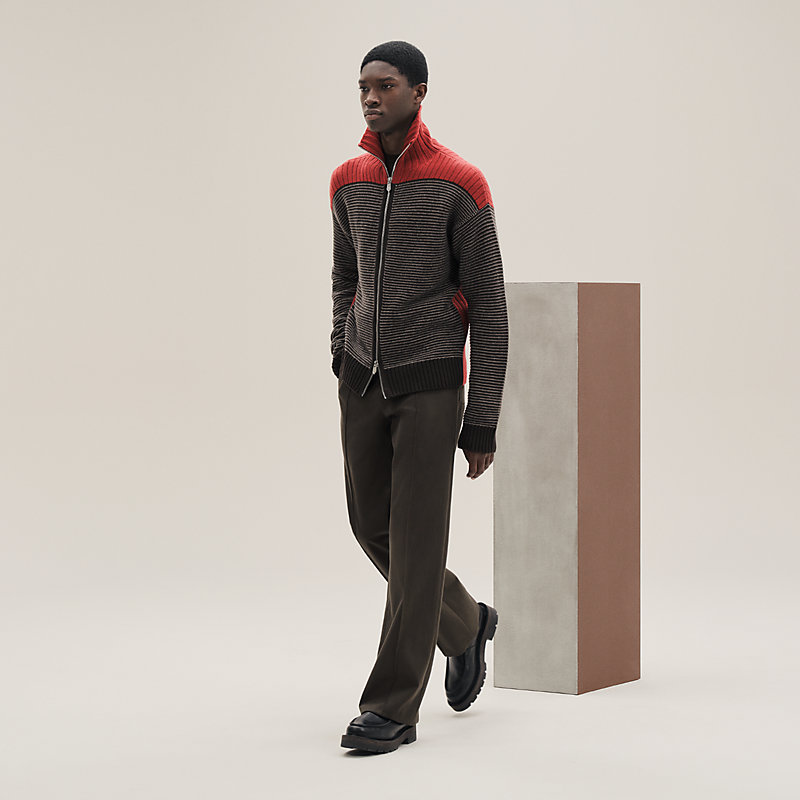 ジップアップ・ブルゾン 《ストライプ・アンド・ストライク