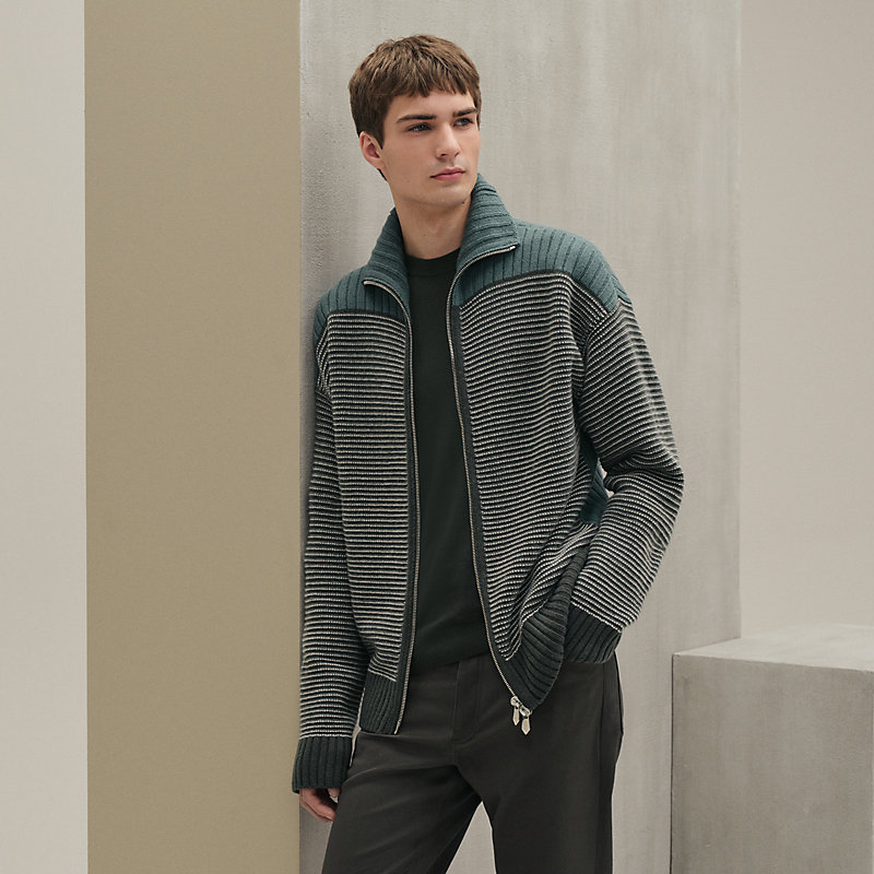 ジップアップ・ブルゾン 《ストライプ・アンド・ストライク