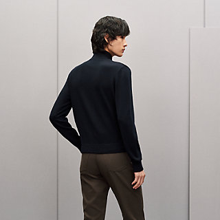 ジップアップ・ブルゾン フロントレザー | Hermès - エルメス-公式サイト