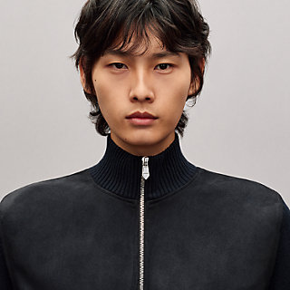 ジップアップ・ブルゾン フロントレザー | Hermès - エルメス-公式サイト