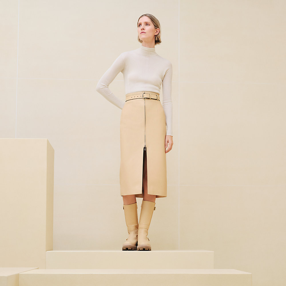 【専用】HERMES ヴィンテージ エルメスベージュ タイトスカート HERMES ヴィンテージ エルメスベージュ タイトスカート