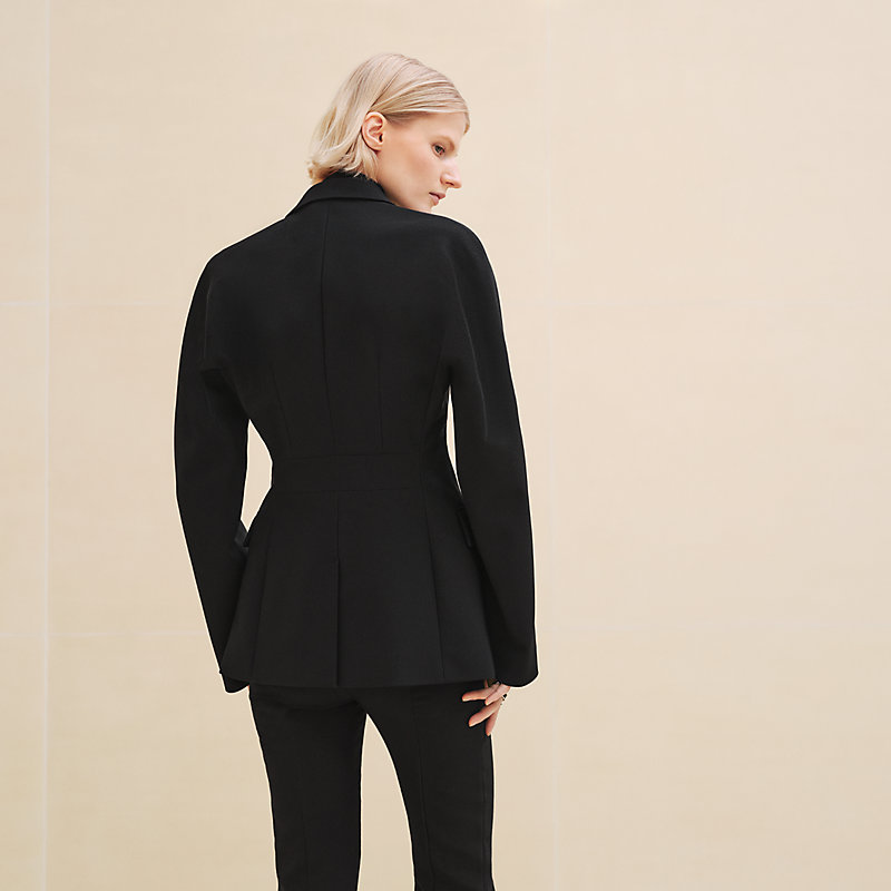 HERMES ブラックジャケット 34サイズ ジャケット - ブラック | Hermès - エルメス-公式サイト