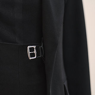 エルメス カシミヤ ジャケット 36 ブラック 栄】【HERMES】エルメス ブルゾン アウター サイズ36 カシミヤ