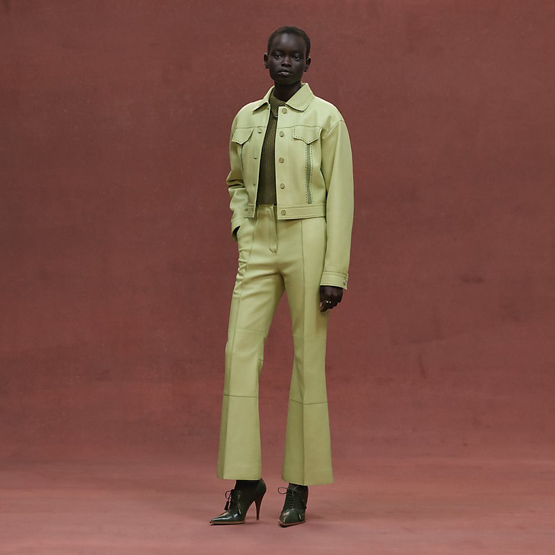 エルメス　レザーブルゾン　シティ　36 エルメスレザーブルゾンシティ36