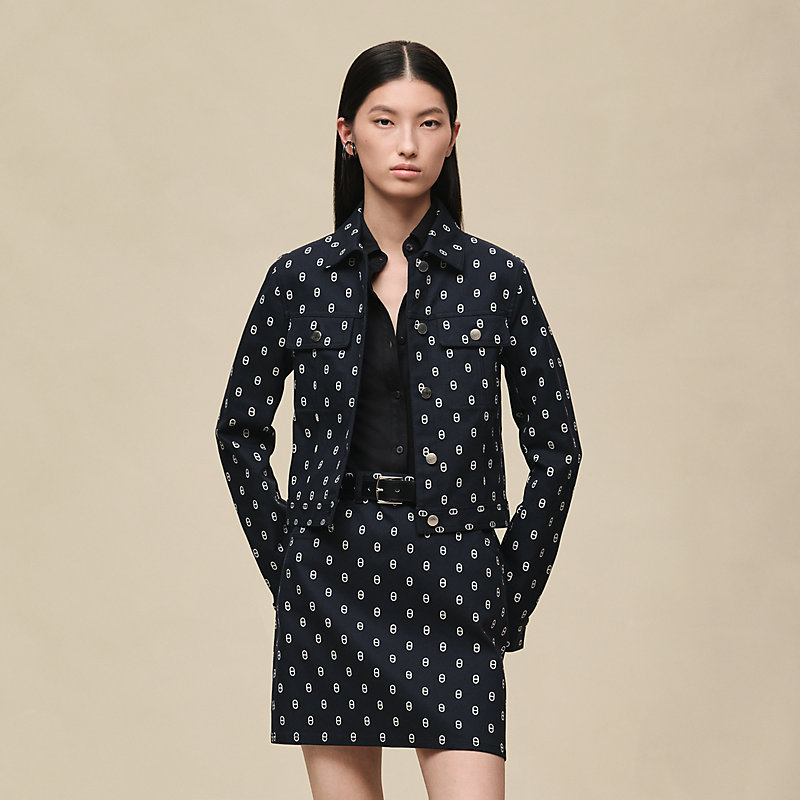 ジャケット デニムスタイル 《シェーヌ・ダンクル》 | Hermès ジャケット デニムスタイル 《シェーヌ・ダンクル》 | Hermès