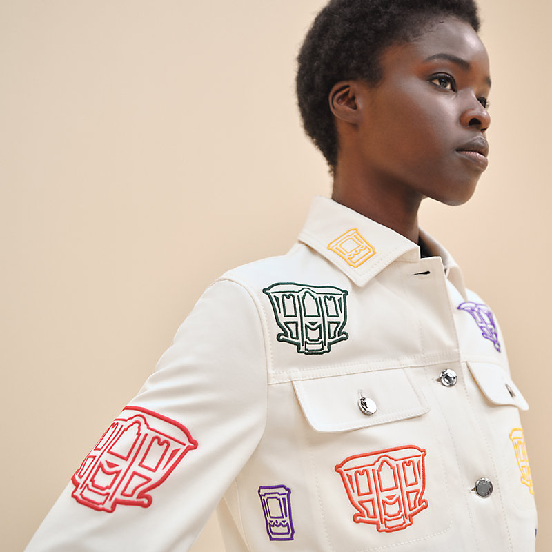 ジャケット デニムスタイル 刺繍入り | Hermès - エルメス-公式サイト