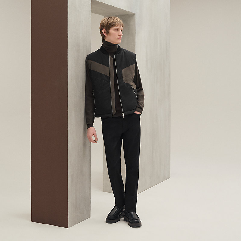 Hermes エルメス　レザージレ　2022SS 2024年 春夏 新作 HERMES エルメス ベスト レディース ロングジレ