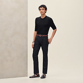 HERMES ブラック パンツ ブラック（黒）系 HERMES(エルメス) パンツ(レディース) - ブランド