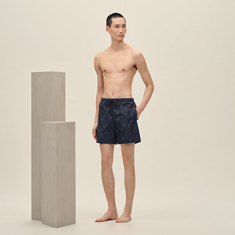 スイムウェア プリントボクサーショーツ 《カリグラフィ・エケストル