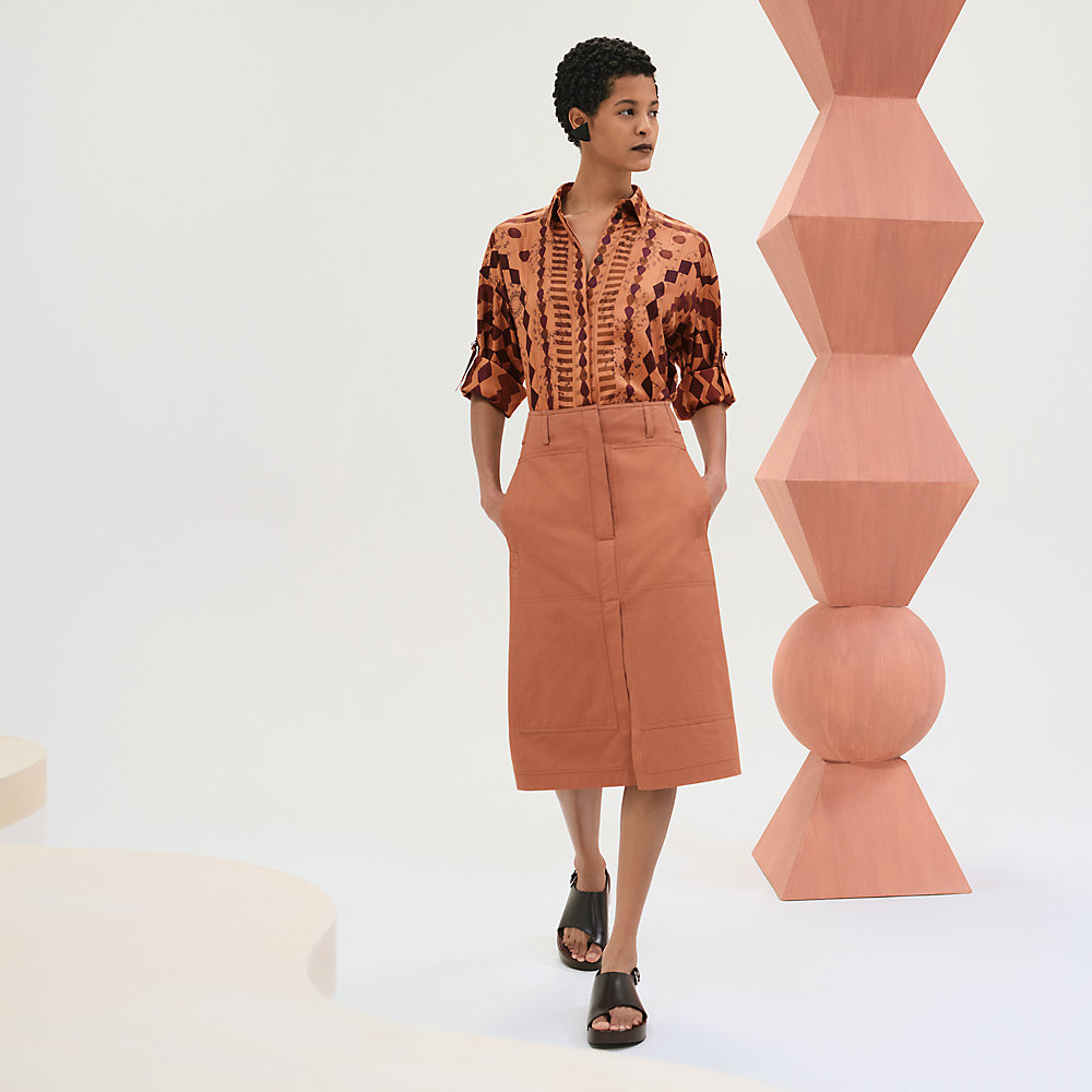 HERMES*エルメス　リネン100%　巻きスカート　フレア　フランス製 42 楽天市場】エルメス（スカート｜ボトムス）：レディース