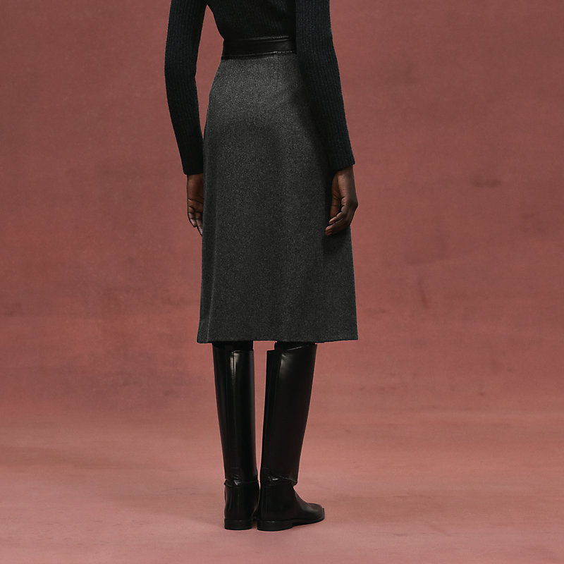 スカート ストラップ付き - グレー | Hermès - エルメス-公式サイト