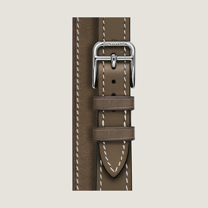 ストラップ 《Hウォッチ》 ミニモデル 21 mm ドゥブルトゥール | Hermès - エルメス-公式サイト