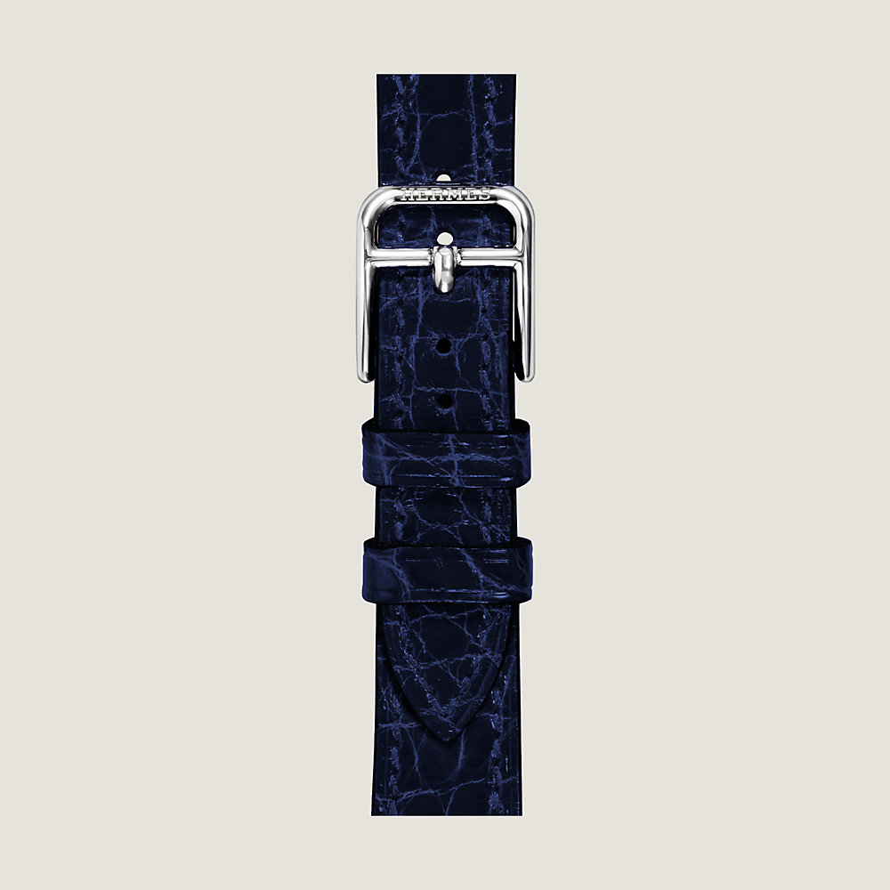 エルメス　腕時計　ケープコッドPM用ベルト　ネイビー　尾錠付き　シンプルトゥール ストラップ 《ケープコッド》 PM 31 mm シンプルトゥール | Hermès