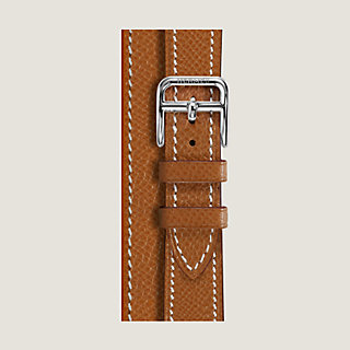 エルメス　時計　ストラップ　ドゥブルトゥール　ウォッチベルト　エトゥープ 日本完売】Apple Watch Hermes シンプルトゥール 40mmベルト