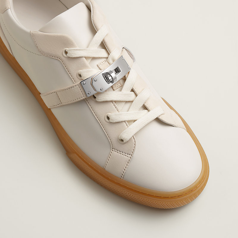 【美品】HERMES デッキシューズ 28-28.5cm向け ホワイト 楽天市場】≪Brand new≫ HERMES DAY Leather Sneaker White