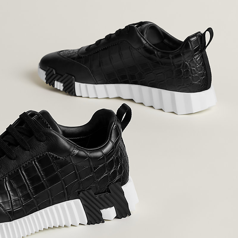スニーカー 《バウンシング》 - ブラック | Hermès - エルメス-公式サイト