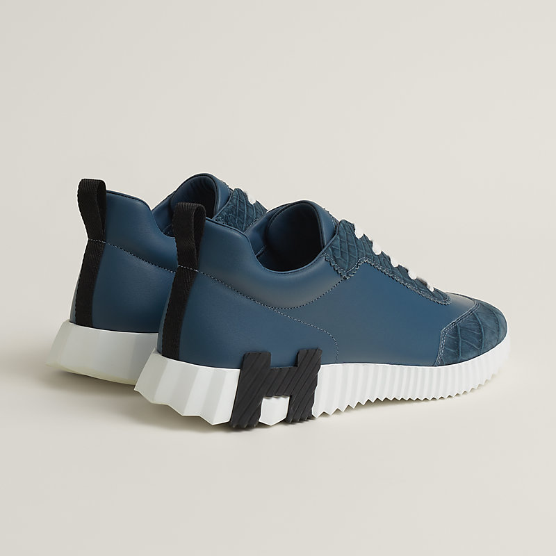 スニーカー 《バウンシング》 - ブルー | Hermès - エルメス-公式サイト