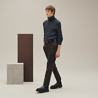 タートルネックニット 《ソワ・ディヴェール》 - グレー - SM | Hermès