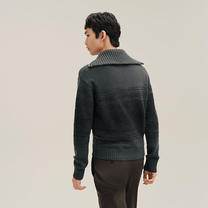 タートルネックニット 《ブックレット・オンブレ》 - グレー - 3XL