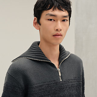 タートルネックニット 《ブックレット・オンブレ》 - グレー - 3XL