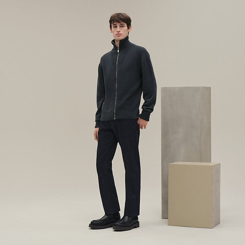 タートルネックブルゾン 《マイヨン・シェーヌ・ダンクル》 - ベージュ