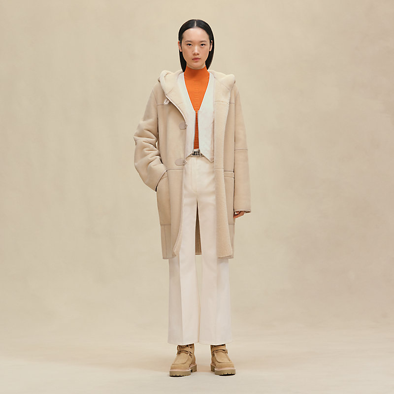 ダッフルコート - ホワイト | Hermès - エルメス-公式サイト
