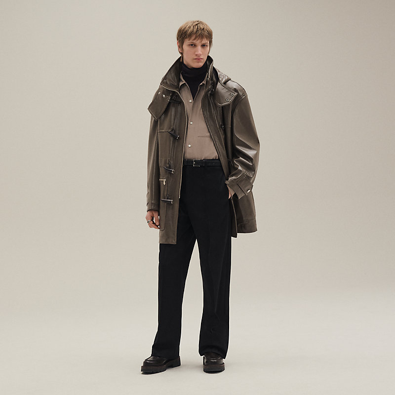 ダッフルコート ピケ・シレ - マロン - 60 | Hermès - エルメス-公式サイト