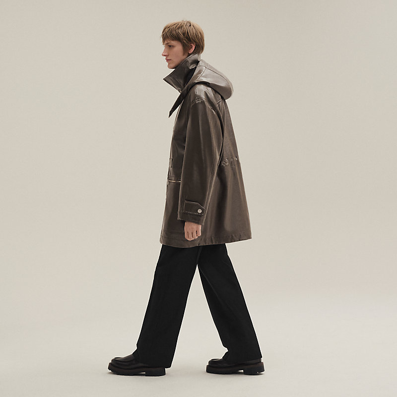 ダッフルコート ピケ・シレ - マロン - 60 | Hermès - エルメス-公式サイト