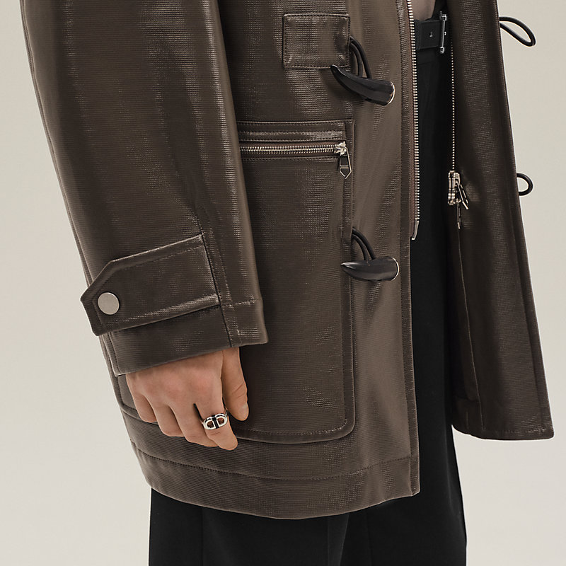 ダッフルコート ピケ・シレ - マロン - 60 | Hermès - エルメス-公式サイト