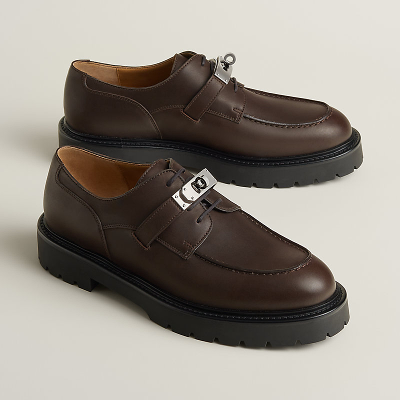 T05/090 HERMES エルメス 革靴 レザー ダービー シューズ ダービー《ロイヤル》 - マロン | Hermès - エルメス-公式サイト