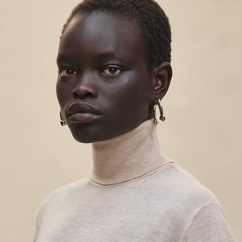 チュニックドレス ハイネック - ベージュ | Hermès - エルメス-公式サイト