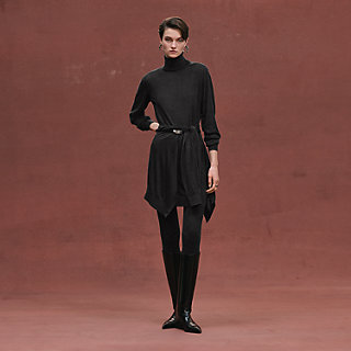 チュニックドレス-ハイネック--