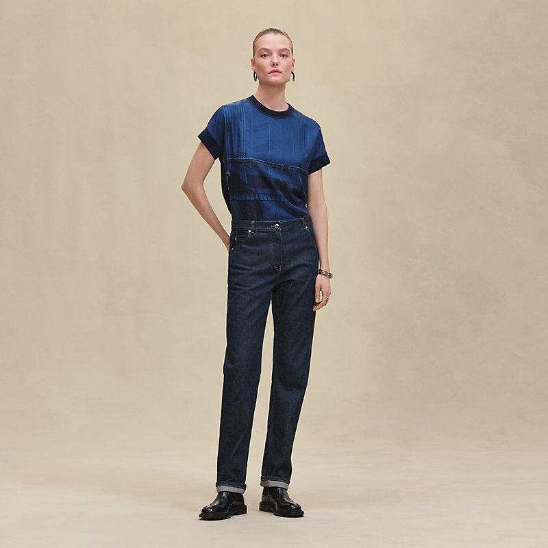 ツイルレーヌ・ショートスリーブニット 《ドレサージュ・トレサージュ