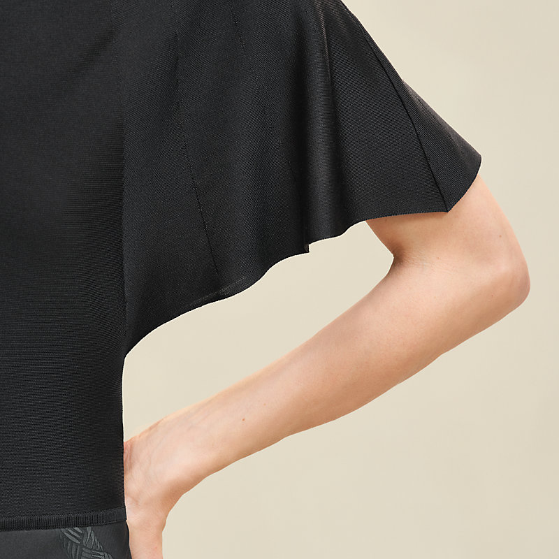 ツイルレーヌ・ショートスリーブロングドレス 《パルフロワ