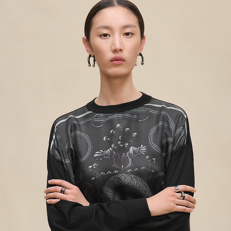 エルメス　Tシャツワンピース　チュニック　コーチングリミックス　38 新品 エルメス Tシャツワンピース チュニック コーチングリミックス 38 新品