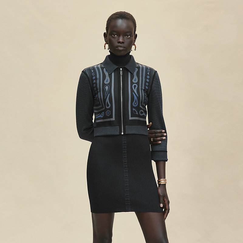 ツイルレーヌ・ジップアップジャケット 《キャンディ・リブリス