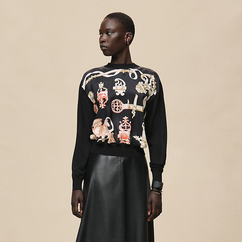 ツイルレーヌ・ロングスリーブスウェットニット 《フェロヌリー