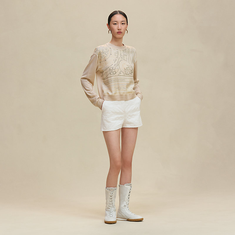 ツイルレーヌ・ロングスリーブニット 《キャンディ・リブリス