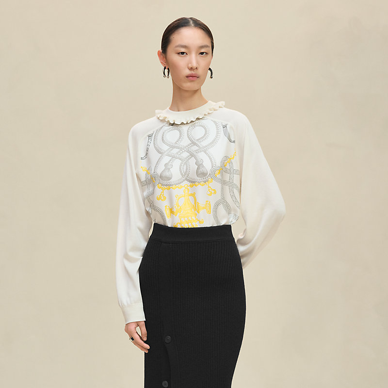 ツイルレーヌ・ロングスリーブニット 《パルフロワ・リミックス