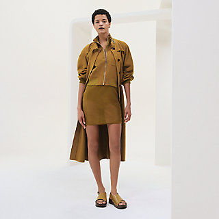 HERMES ダークブルー ベージュ コート 34 50928009-1.jpg